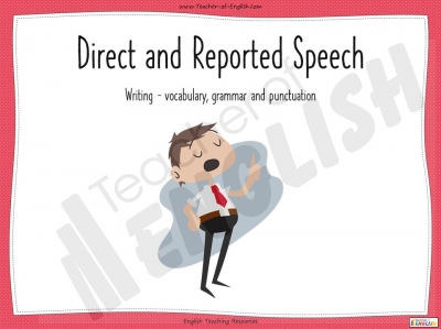 Direct and Reported Speech Teaching Resources